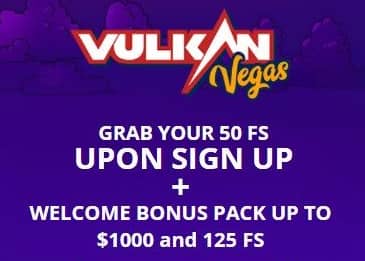 VulkanVegas No Deposit Bonus